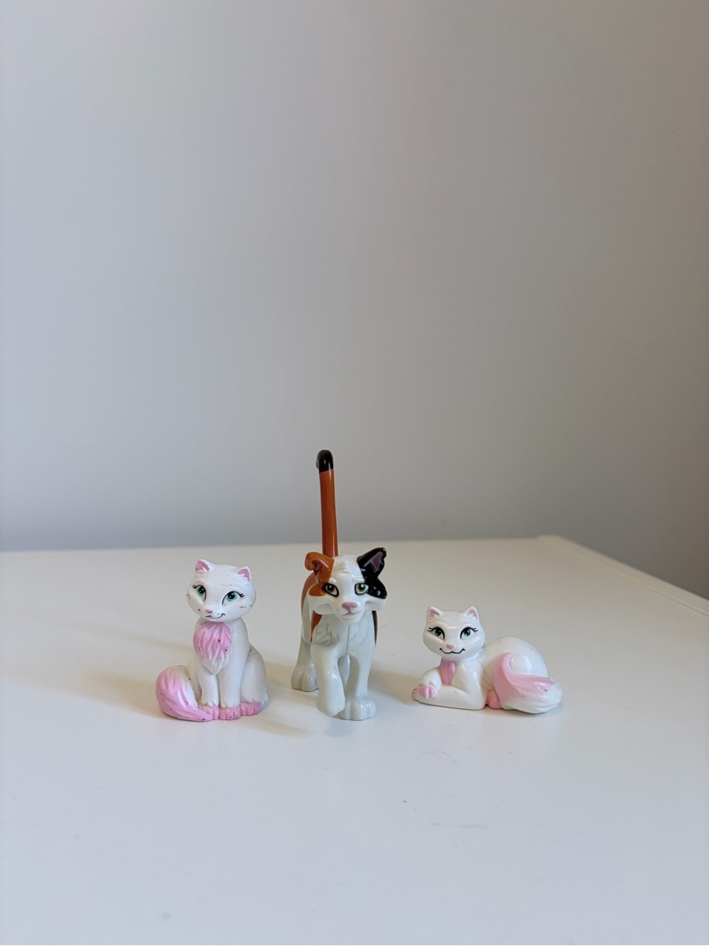 Barbie Princess and Pauper Cat Figures